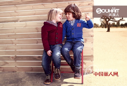 水孩儿童装2014秋冬新品航海系列尽显英伦范儿