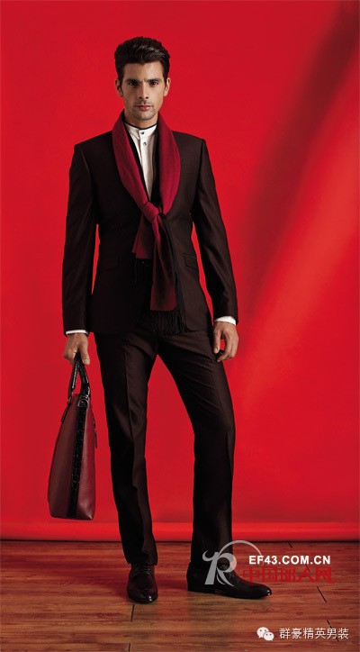 群豪男装2014秋冬商务系列——打造完美绅士