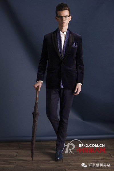 群豪男装2014秋冬商务系列——打造完美绅士