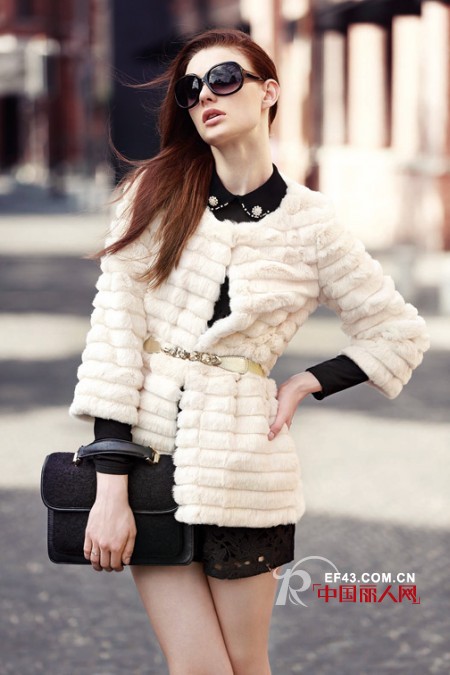 时尚皮草外套 皮草怎么搭配
