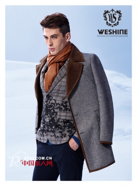 温纯冬日恋歌版 男士西装风衣搭配