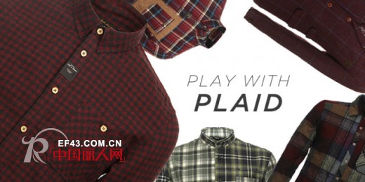 初秋型男服装搭配 初秋格纹当道演绎时尚与经