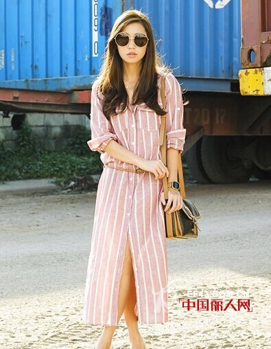 时尚百搭衬衫裙  再也不用担心怎么搭配了