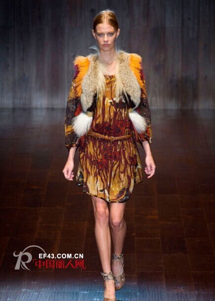 Gucci米兰时装周发布2015春夏新品 百变风格让人惊喜