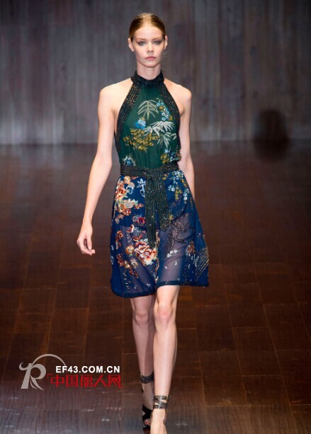 Gucci米兰时装周发布2015春夏新品 百变风格让人惊喜