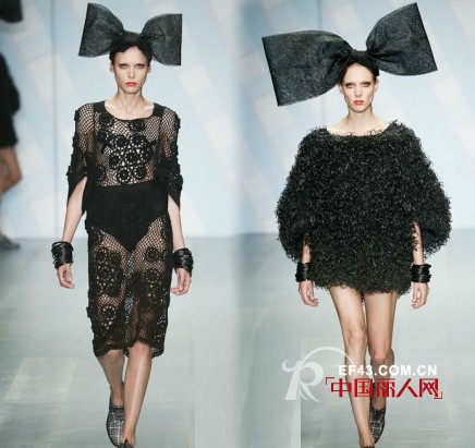 【时装周】大蝴蝶结的复古女郎!你爱哪一套