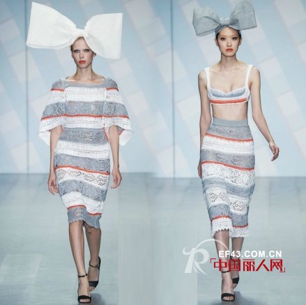 【时装周】大蝴蝶结的复古女郎!你爱哪一套