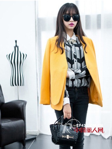 秋季小西装巧搭配 女士西装搭配