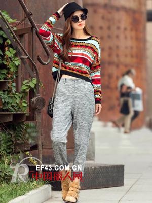 懒人穿搭术:秋季毛衣搭配 秋天降温只要毛衣就够了!