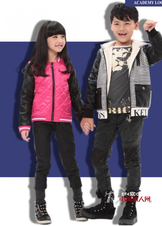 黑白童装外套搭配 秋冬儿童外套搭配