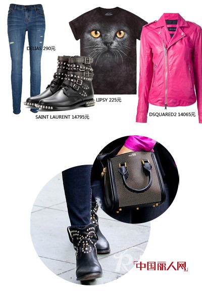 秋季换皮囊多彩皮衣 亮色皮衣完美搭配