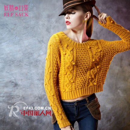 今年流行什么款式的针织衫 短款套头针织衫搭配