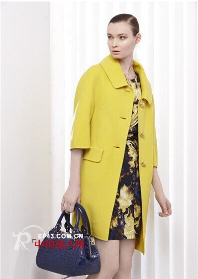 JZ玖姿2014秋季新款呢子外套搭配 JZ玖姿女装秋季呢子外套