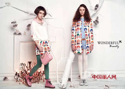 Wonderful万泽丰2014秋冬系列   秋冬印染装搭配