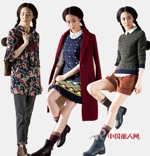 茵曼流行色搭配 初秋的色彩物语