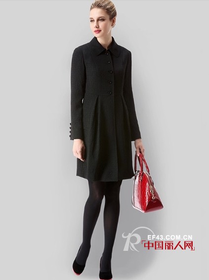 声雨竹官方旗舰店正品毛呢外套  呵护女人温暖过冬