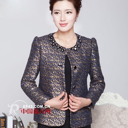 中老年秋装外套 妈妈装时尚外套搭配