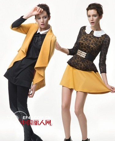 黑色蕾丝衫搭配 秋季巧妙穿衣术