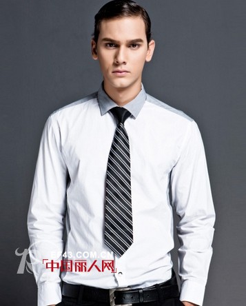 男式衬衫领类型与选择技巧