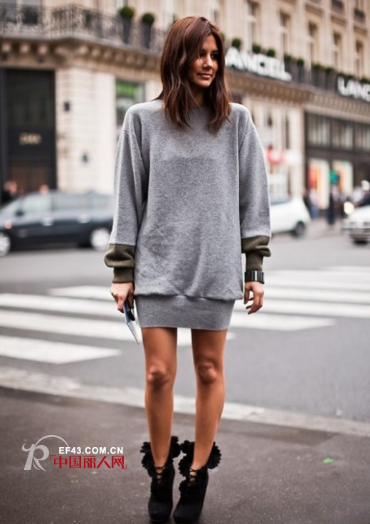 秋季针织裙单品 长针织裙搭配