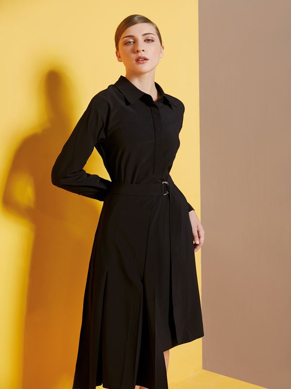 早秋气质连衣裙 彩知丽尽显女性魅力