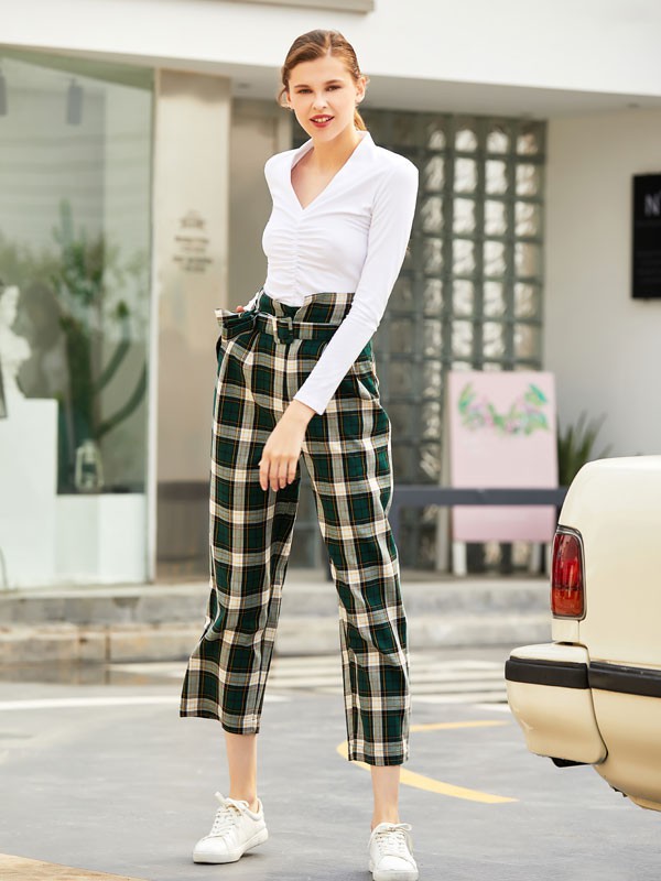 绿色格子单品怎么搭配 绿色格子会不会显黑