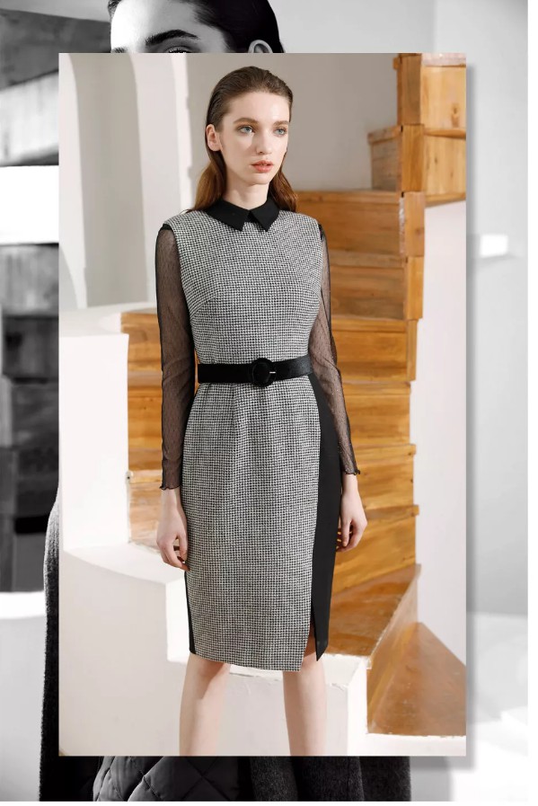 JAOBOO|穿上黑白千鸟格,作整条街最美的街拍冠军