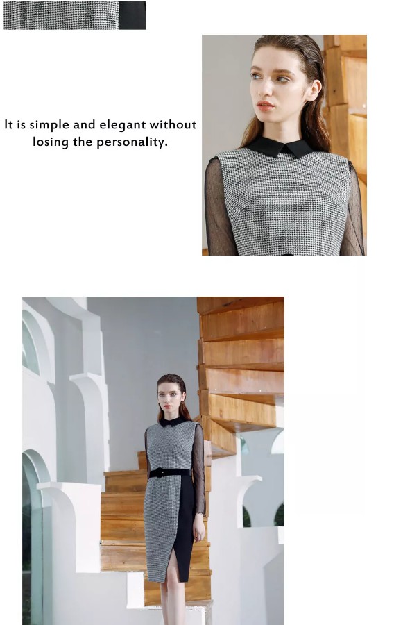 JAOBOO|穿上黑白千鸟格,作整条街最美的街拍冠军