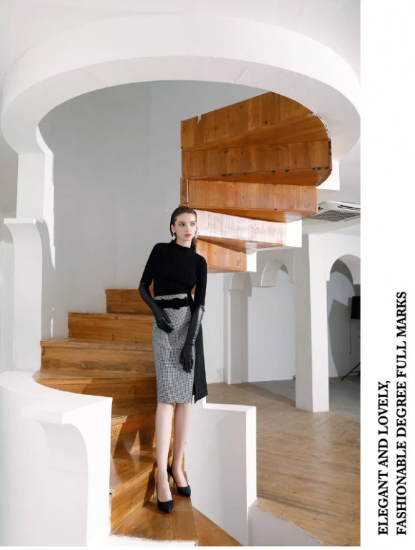 JAOBOO|穿上黑白千鸟格,作整条街最美的街拍冠军