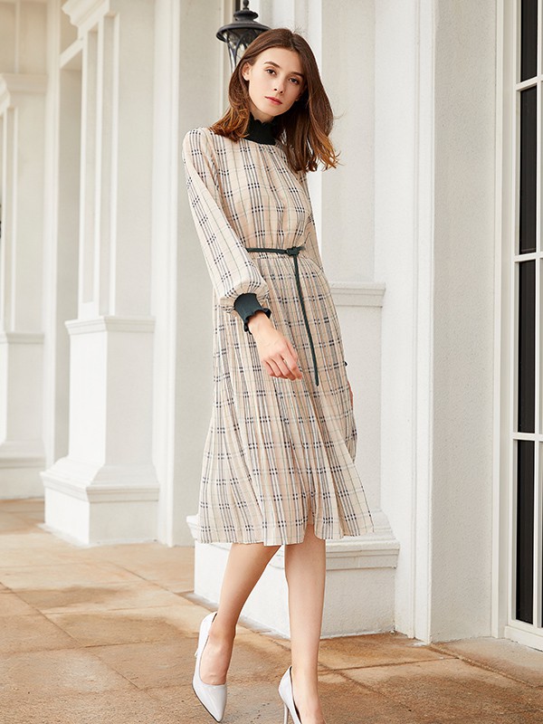 早秋气质连衣裙 穿上你就是女神