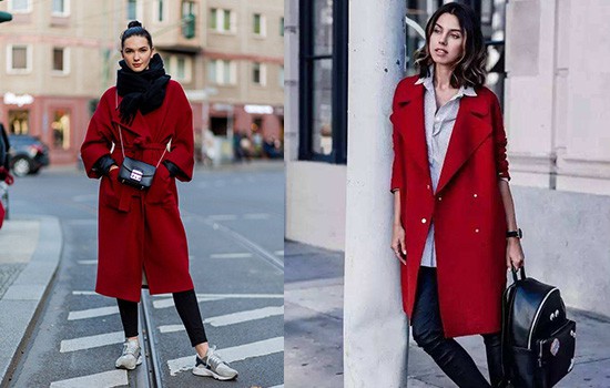 上衣红色下身配什么