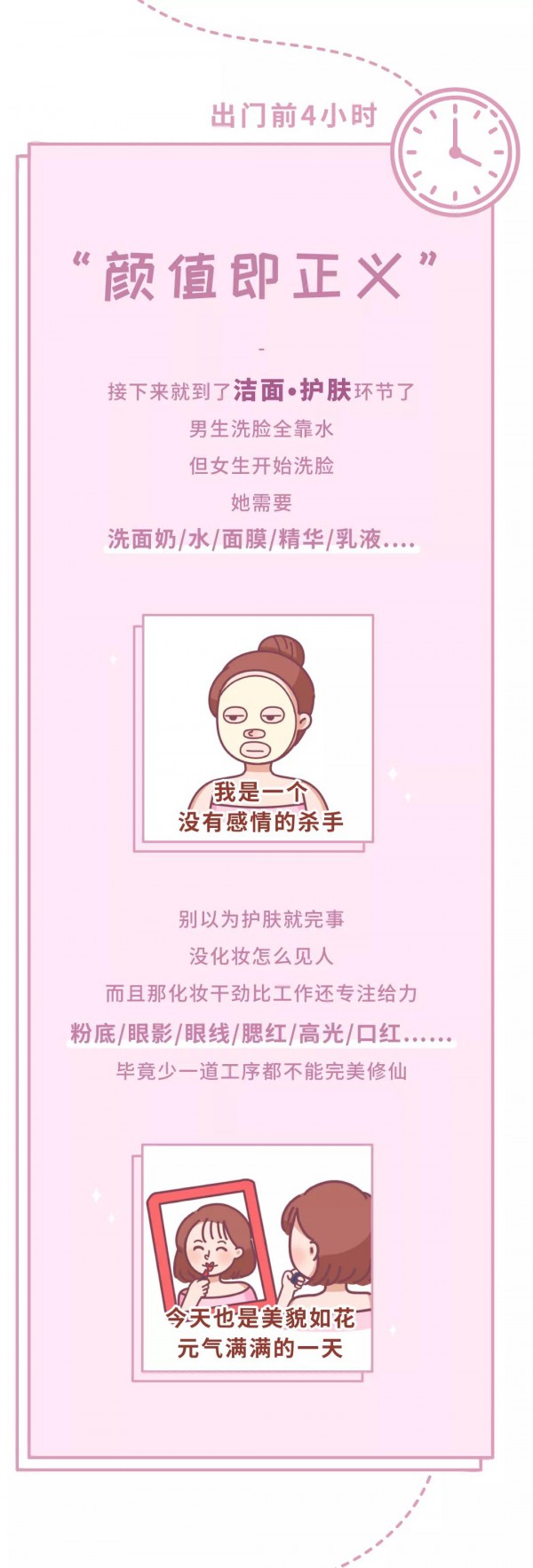 当代女生出门图鉴 时间后面隐藏的女性真实状态