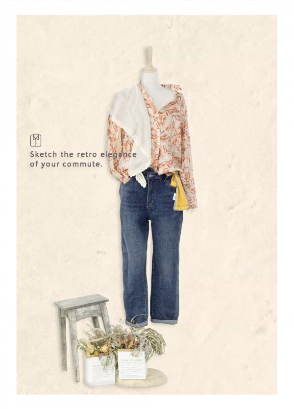 早秋气质衬衫搭配