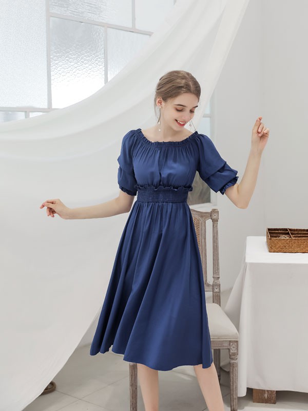 连衣裙的优雅穿搭 尽在艾诺绮