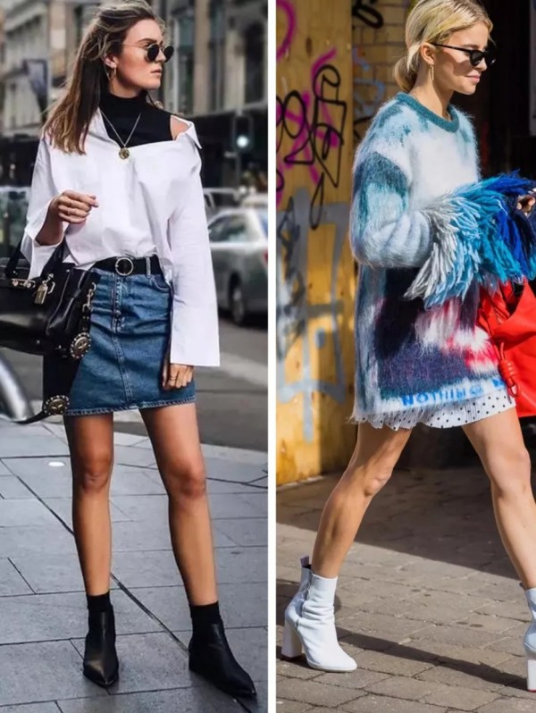 丹比奴鞋履潮流|短靴总是穿不好看?搭配裙子简直美炸了!