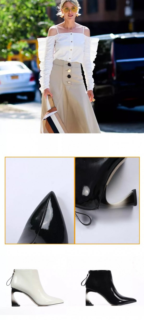 丹比奴鞋履潮流|短靴总是穿不好看?搭配裙子简直美炸了!