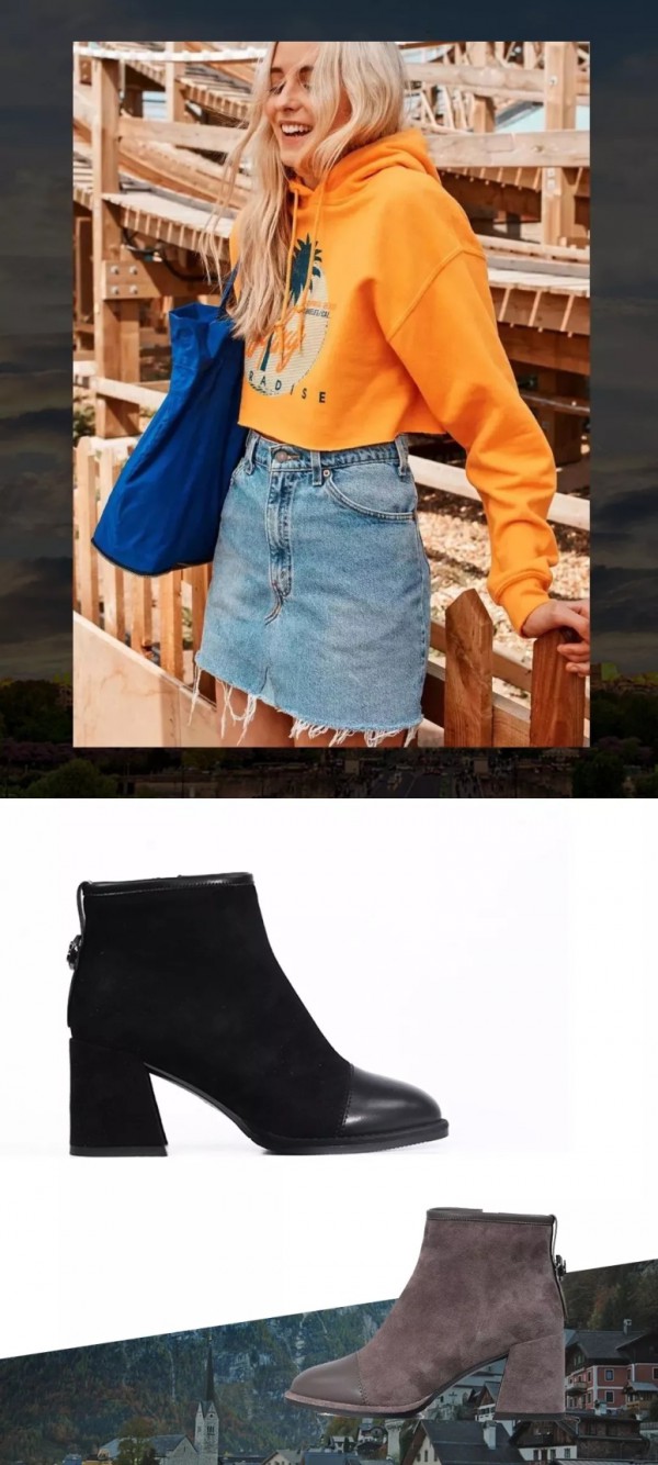 丹比奴鞋履潮流|短靴总是穿不好看?搭配裙子简直美炸了!