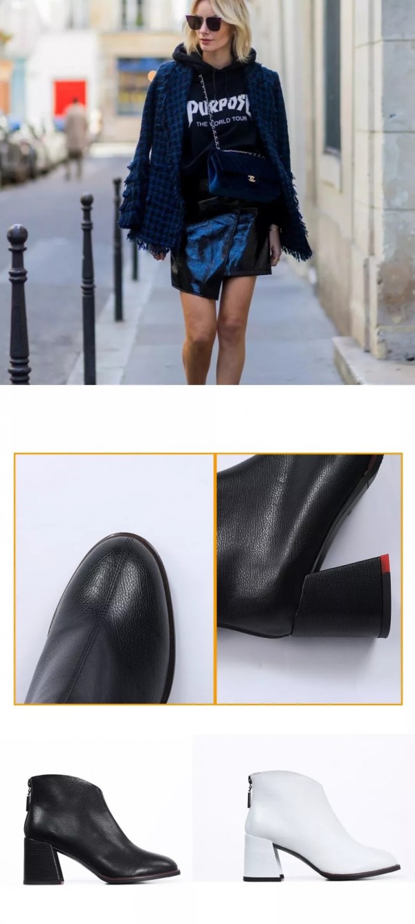 丹比奴鞋履潮流|短靴总是穿不好看?搭配裙子简直美炸了!