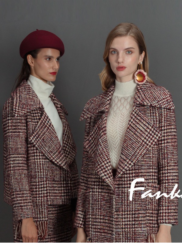 格纹大衣 让你的早秋穿搭不再单调