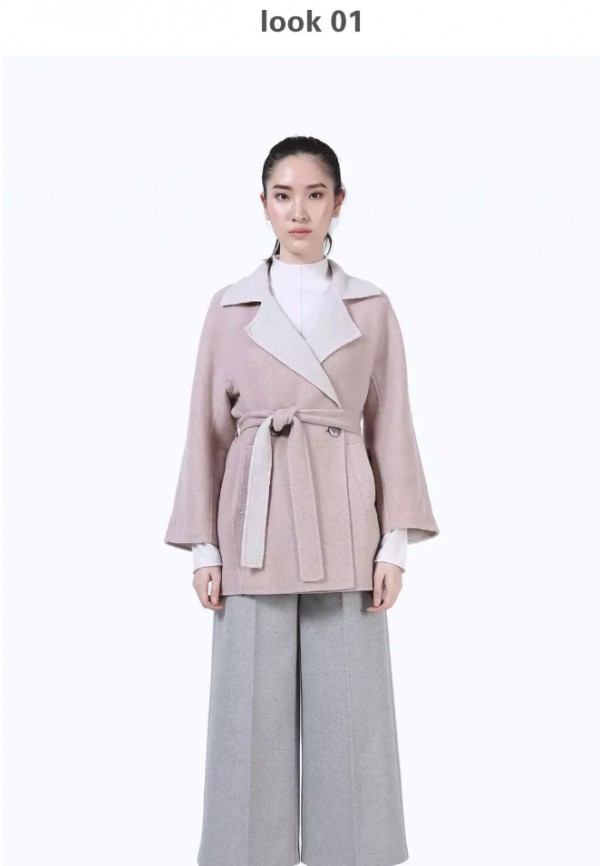 falouina | 粉色温柔,魅影时尚:触摸你的大衣