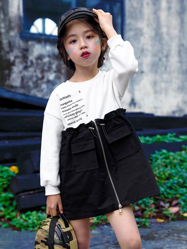 小女孩的时尚休闲搭配 将自己的孩子打扮的美美的