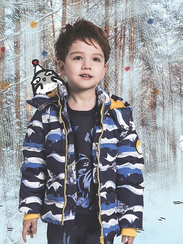 冬季男孩子的外套搭配 水孩儿为你解决