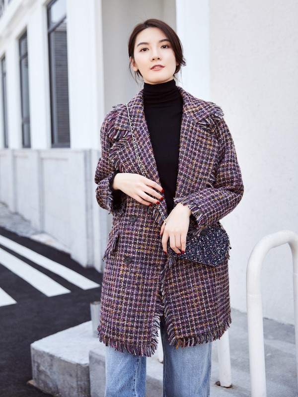 这样的格子大衣 经典优雅又不俗气