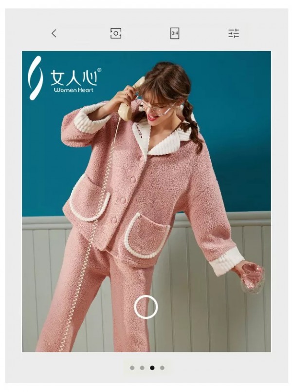 这几款软糯的家居服 让你美美的享受居家生活