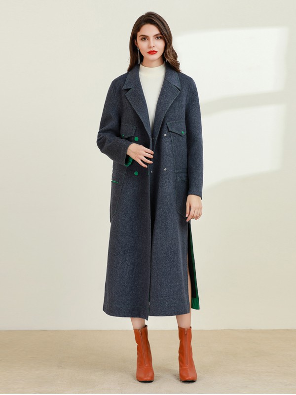 呢子大衣原来这样穿才更时髦 这样的大衣更显高