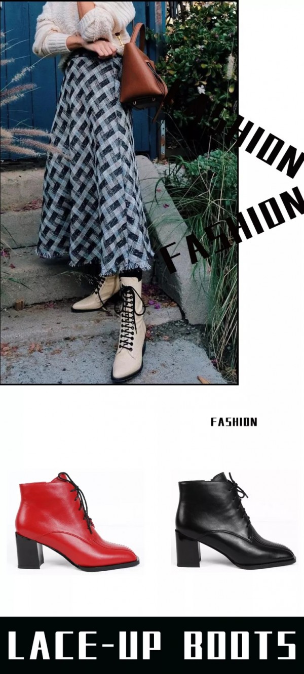 丹比奴鞋履潮流|今冬流行的系带靴时髦炸了 谁穿谁被夸!