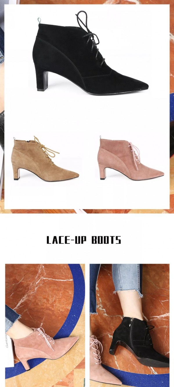 丹比奴鞋履潮流|今冬流行的系带靴时髦炸了 谁穿谁被夸!