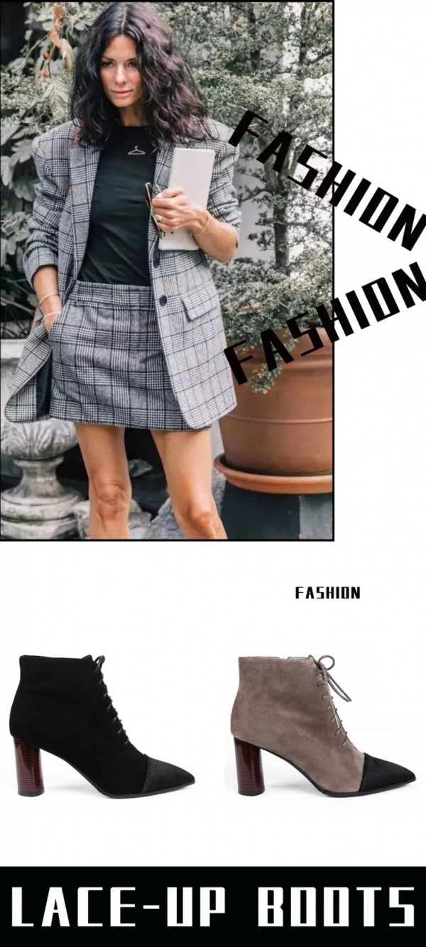 丹比奴鞋履潮流|今冬流行的系带靴时髦炸了 谁穿谁被夸!