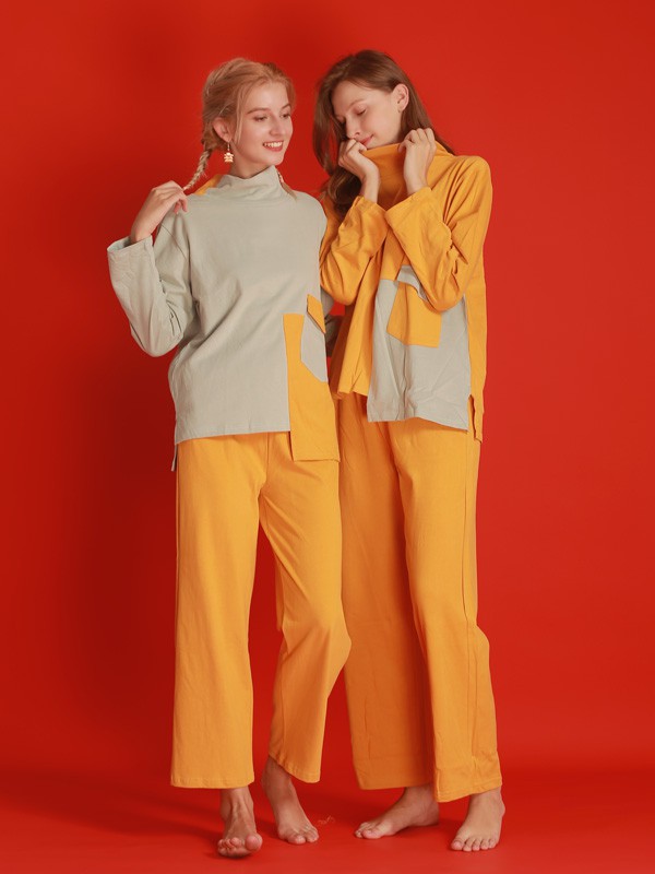 简约休闲的家居服 不仅可以外穿也可以在家穿