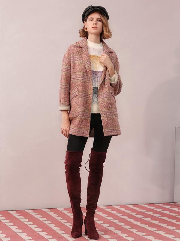 高筒靴上面可以怎么穿 秋冬的显高显瘦搭配